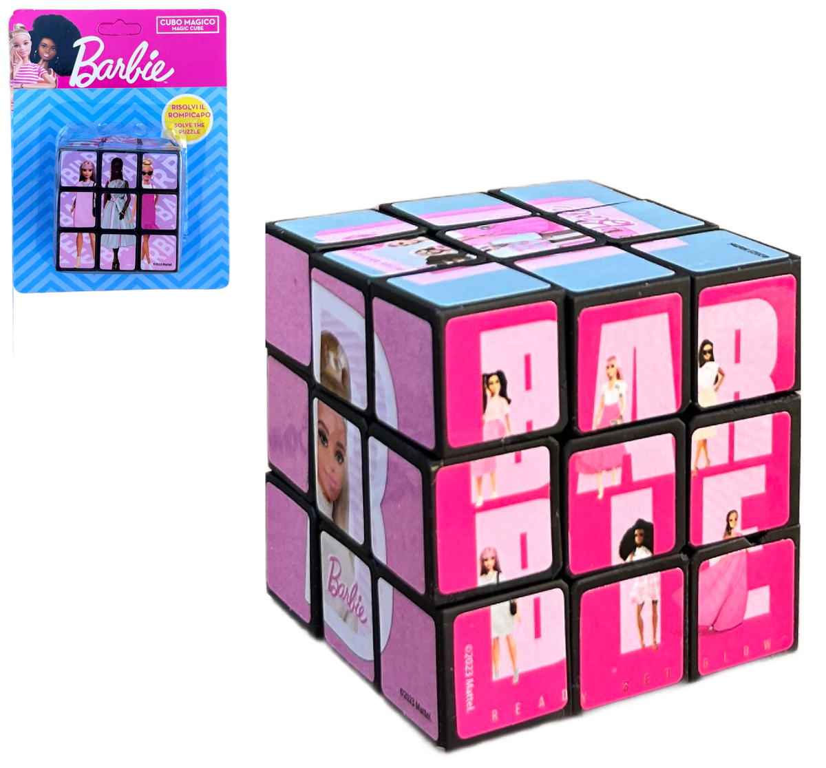 Cubo Magico Barbie Cubo di Rubik Puzzle 6x6x6cm - Bar0872