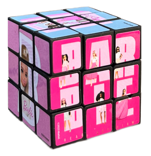 Cubo Magico Barbie Cubo di Rubik Puzzle 6x6x6cm - Bar0872