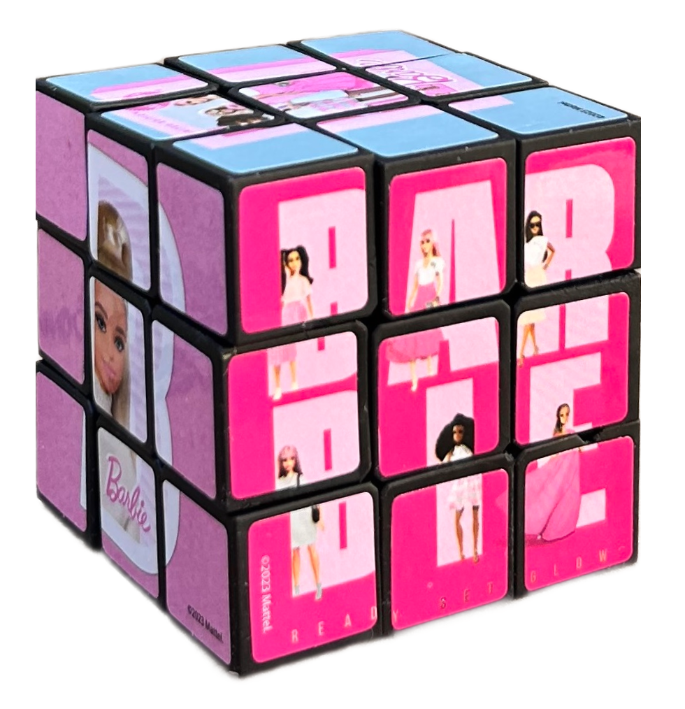 Cubo Magico Barbie Cubo di Rubik Puzzle 6x6x6cm - Bar0872