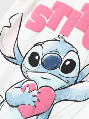 T-Shirt M.c. Stitch DISNEY Maglietta Bambina - 13230011bianco