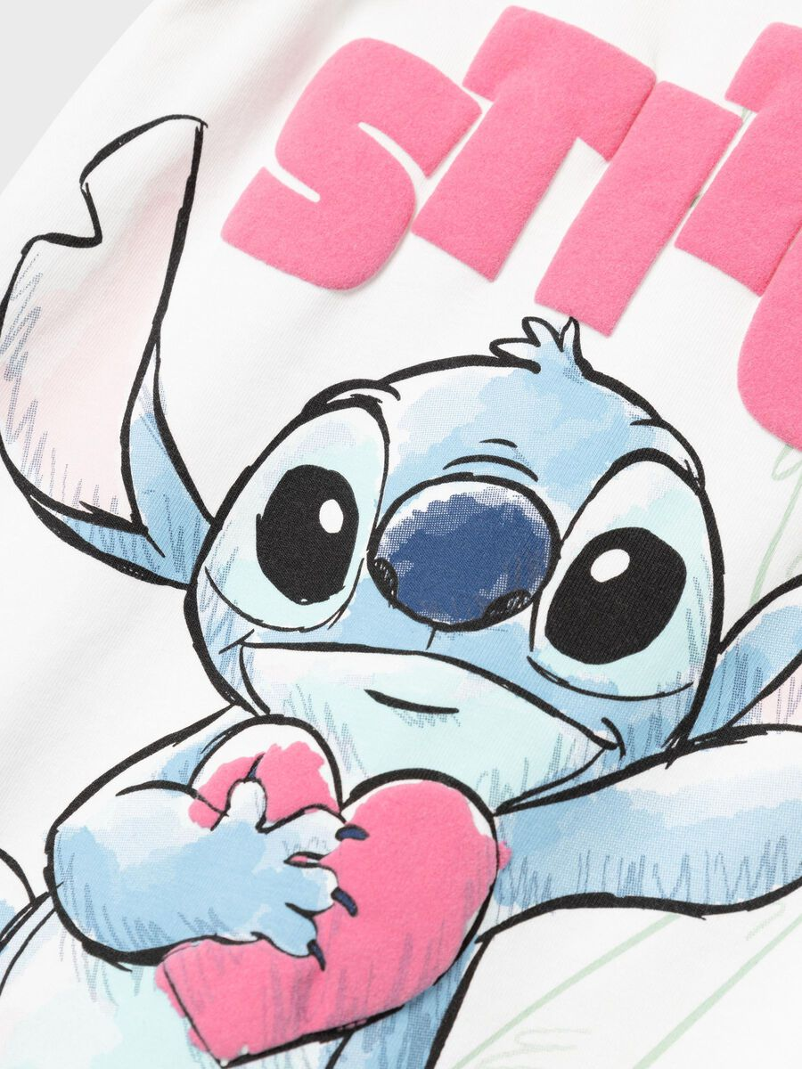 T-Shirt M.c. Stitch DISNEY Maglietta Bambina - 13230011bianco