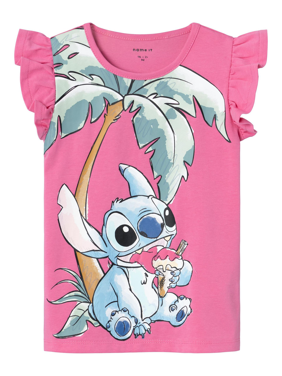 T-Shirt M.c. Stitch DISNEY Maglietta Bambina - 13230011fucsia