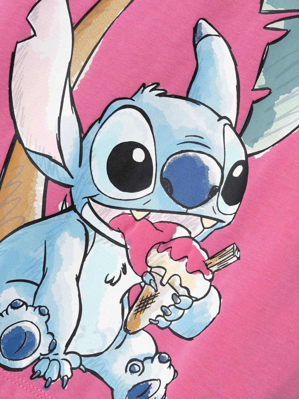 T-Shirt M.c. Stitch DISNEY Maglietta Bambina - 13230011fucsia