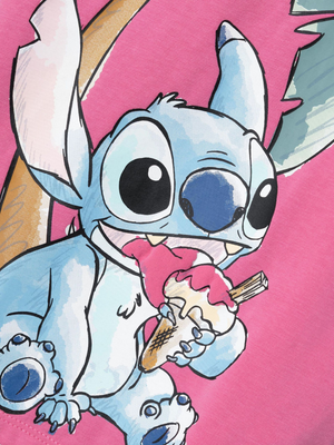 T-Shirt M.c. Stitch DISNEY Maglietta Bambina - 13230011fucsia