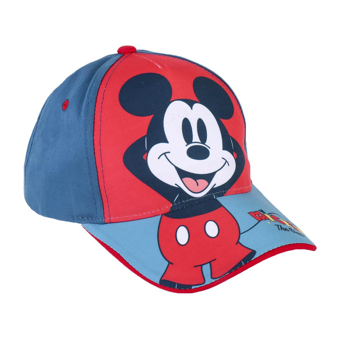 Cappello Topolino DISNEY Berretto Estivo con Visiera Regolabile Bambino 51 CM - 9774rosso