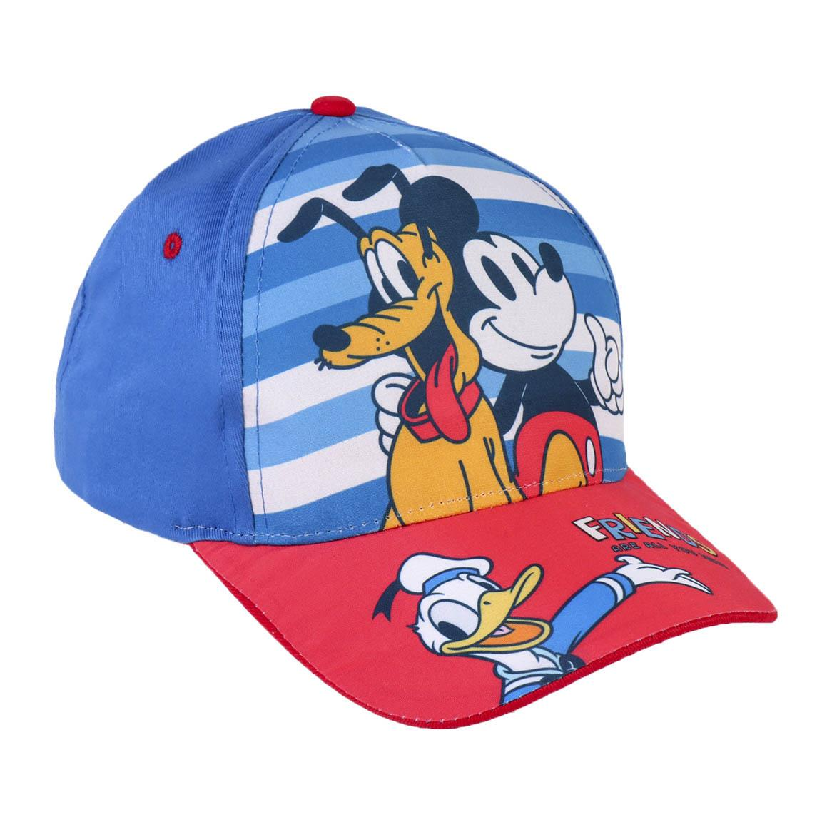 Cappello Topolino DISNEY Berretto Estivo con Visiera Regolabile Bambino 51 CM - 9774blu