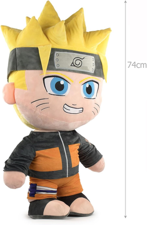 Peluche Jumbo Naruto Uzumaki 74 Cm. Pupazzo Gigante Naruto Shippuden- 16001899