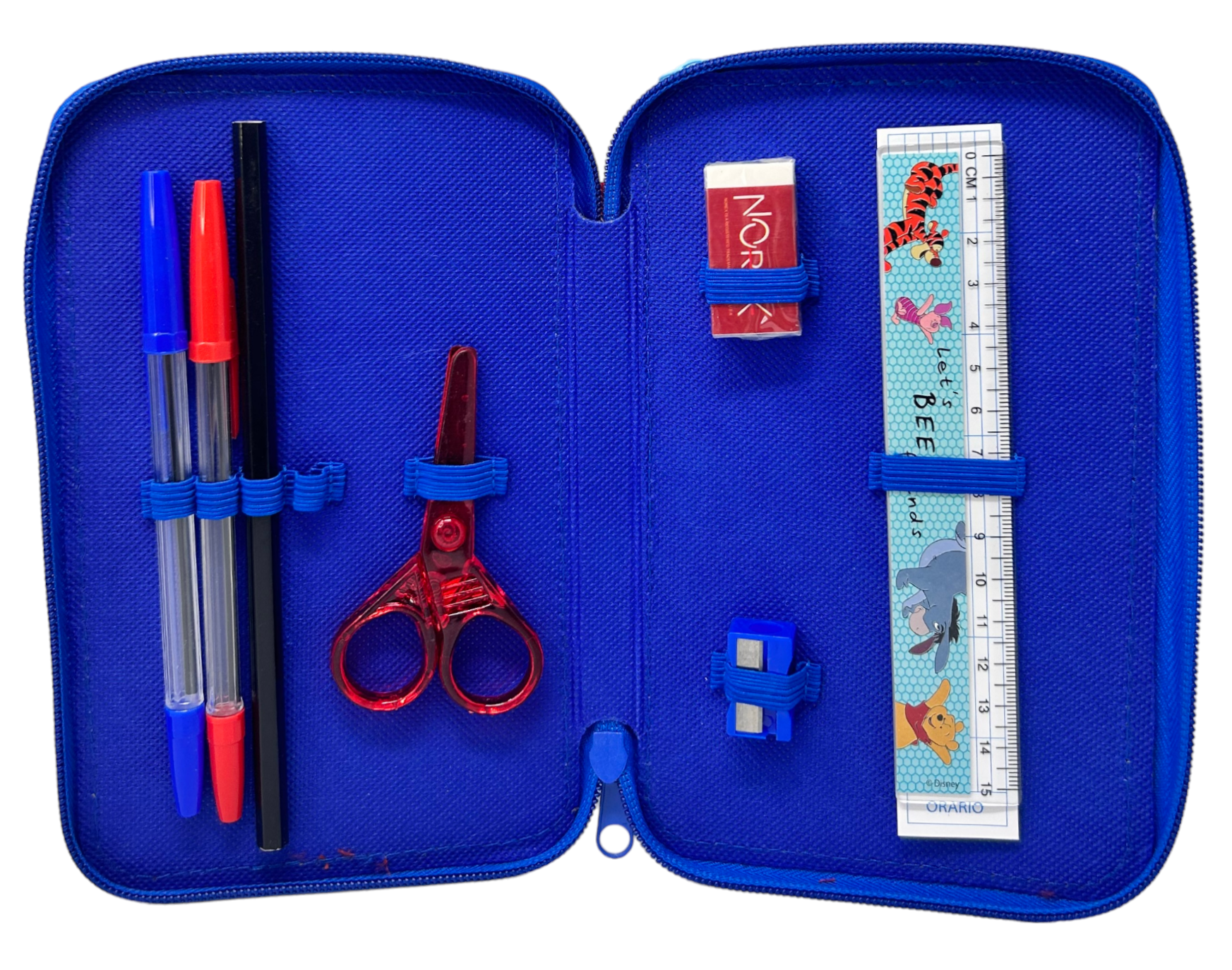 Astuccio 3 Zip Scuola Winnie the Pooh DISNEY Multiscomparto Portacolori Giotto - 1004e3253