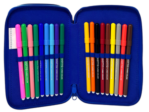Astuccio 3 Zip Scuola Winnie the Pooh DISNEY Multiscomparto Portacolori Giotto - 1004e3253