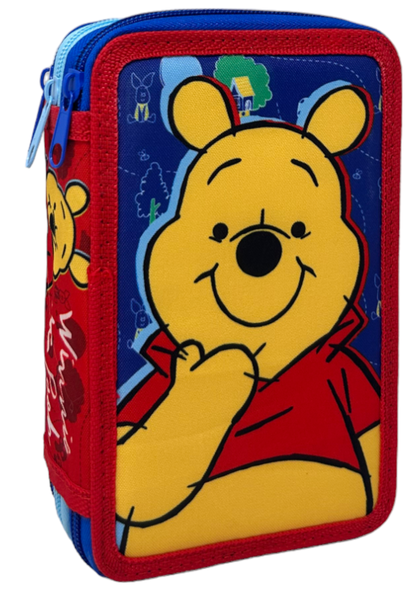 Astuccio 3 Zip Scuola Winnie the Pooh DISNEY Multiscomparto Portacolori Giotto - 1004e3253