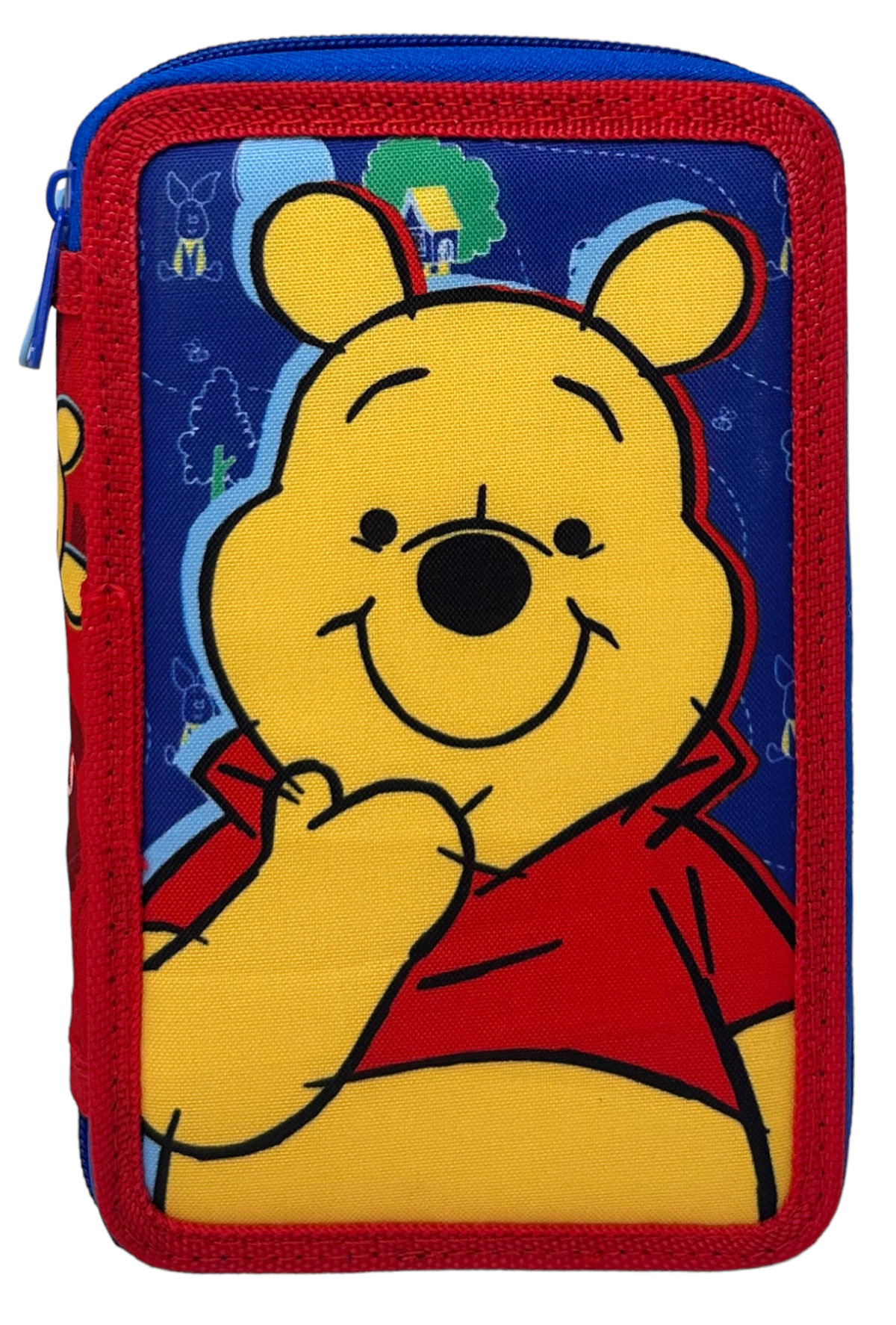 Astuccio 3 Zip Scuola Winnie the Pooh DISNEY Multiscomparto Portacolori Giotto - 1004e3253