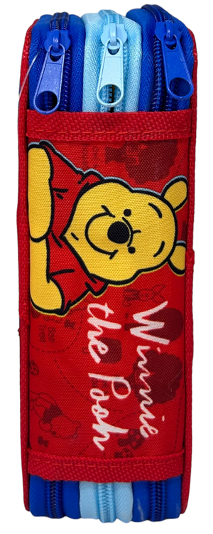 Astuccio 3 Zip Scuola Winnie the Pooh DISNEY Multiscomparto Portacolori Giotto - 1004e3253