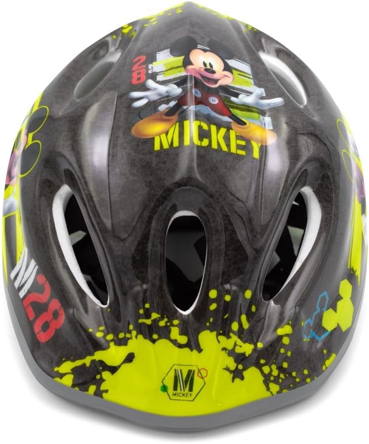 Casco Protettivo Topolino Mickey Mouse DISNEY Regolabile 52-56 CM Bici- 59083