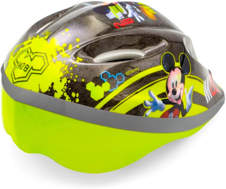 Casco Protettivo Topolino Mickey Mouse DISNEY Regolabile 52-56 CM Bici- 59083