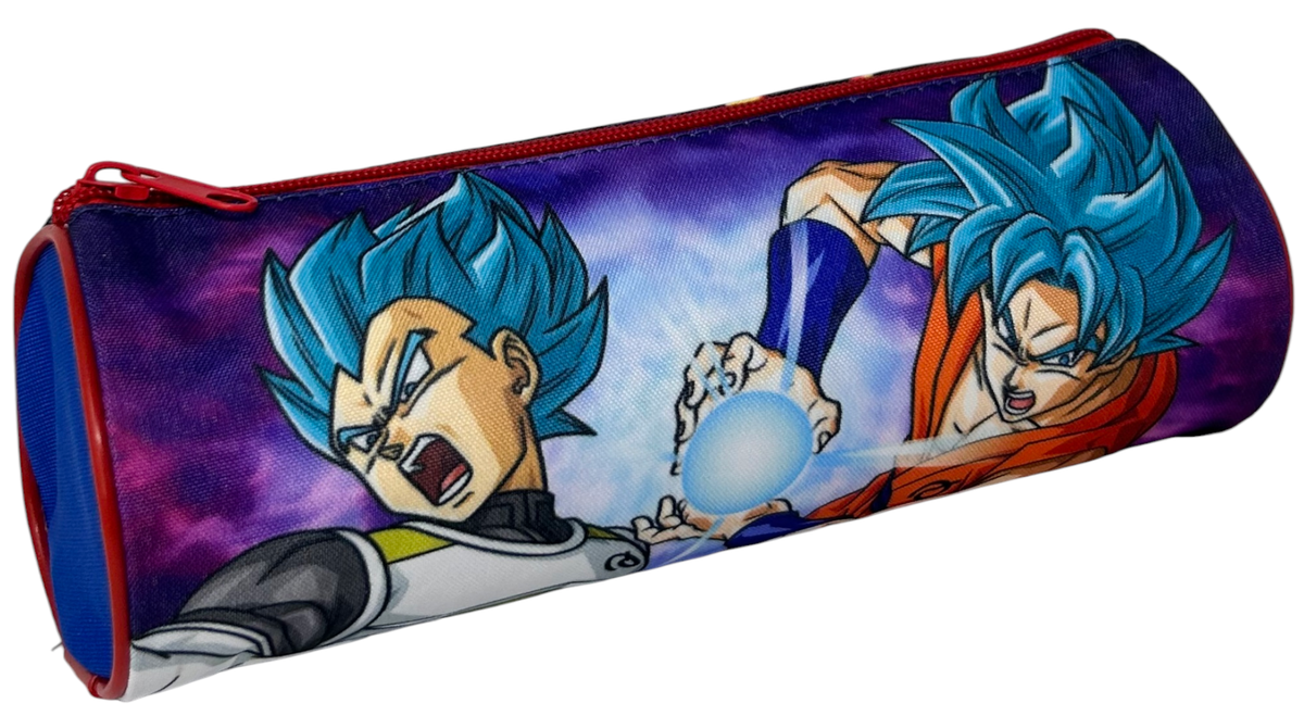Tombolino Astuccio Dragon Ball Super Goku Vegeta Super Saiyan Blue Portacolori Penne 23 CM - 1010e3247