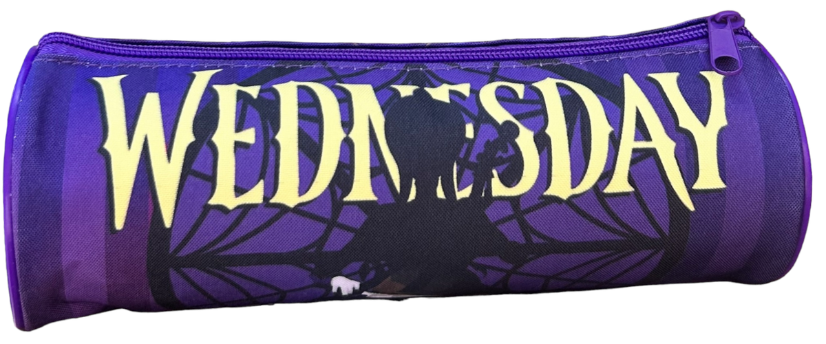 Tombolino Astuccio Mercoledì Addams Wednesday Portacolori Penne 23 CM - 503645