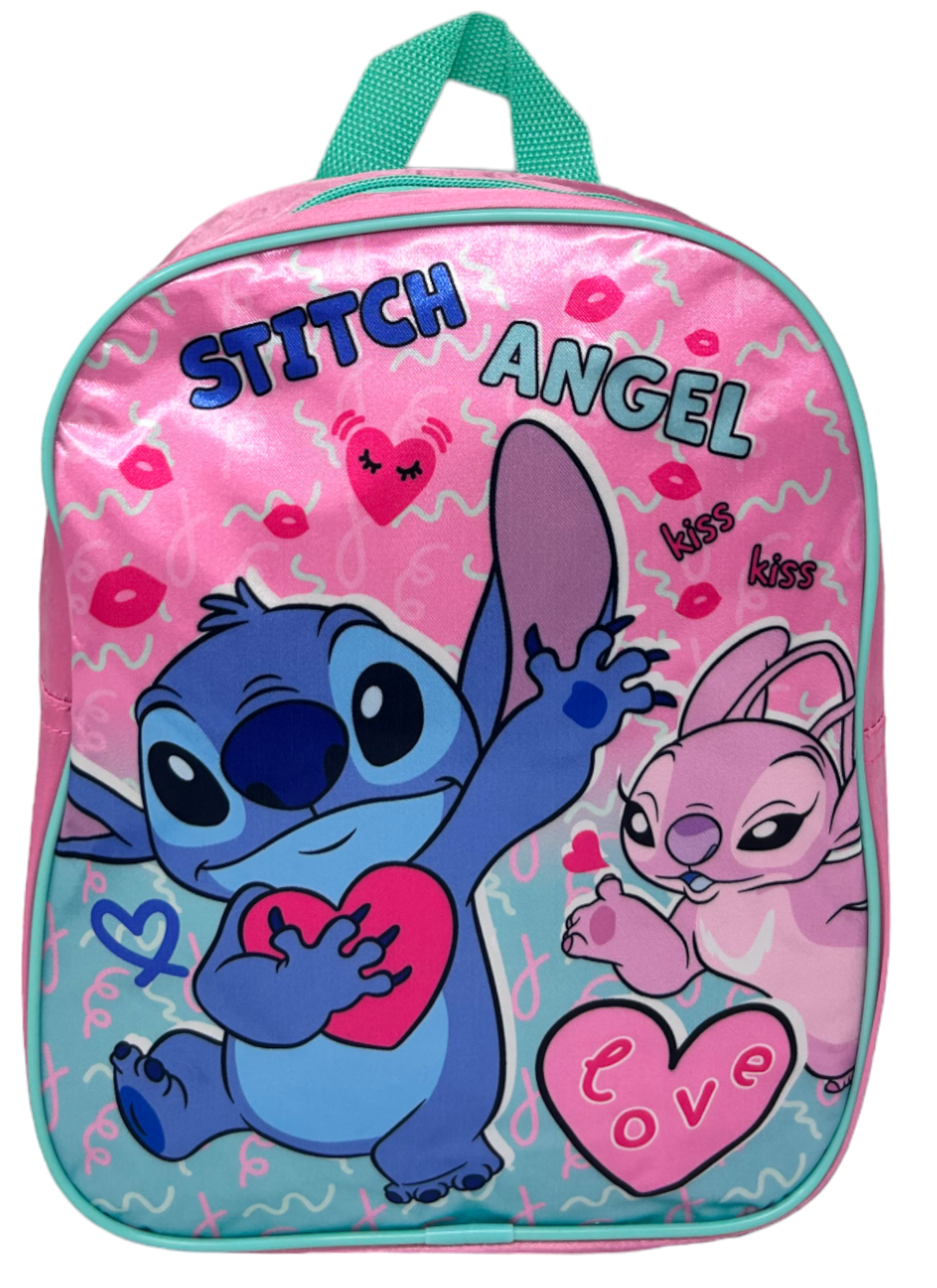 Zaino Asilo Stitch e Angel DISNEY Borsa Scuola Infanzia O per Tempo Libero Passeggio- 1000e283250