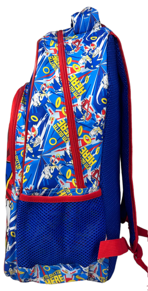Zaino Scuola Sonic the Hedgehog Modello Teen Borsa Scuola Secondaria O per Tempo Libero  - 162922279