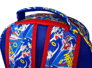 Zaino Scuola Sonic the Hedgehog Modello Teen Borsa Scuola Secondaria O per Tempo Libero  - 162922279