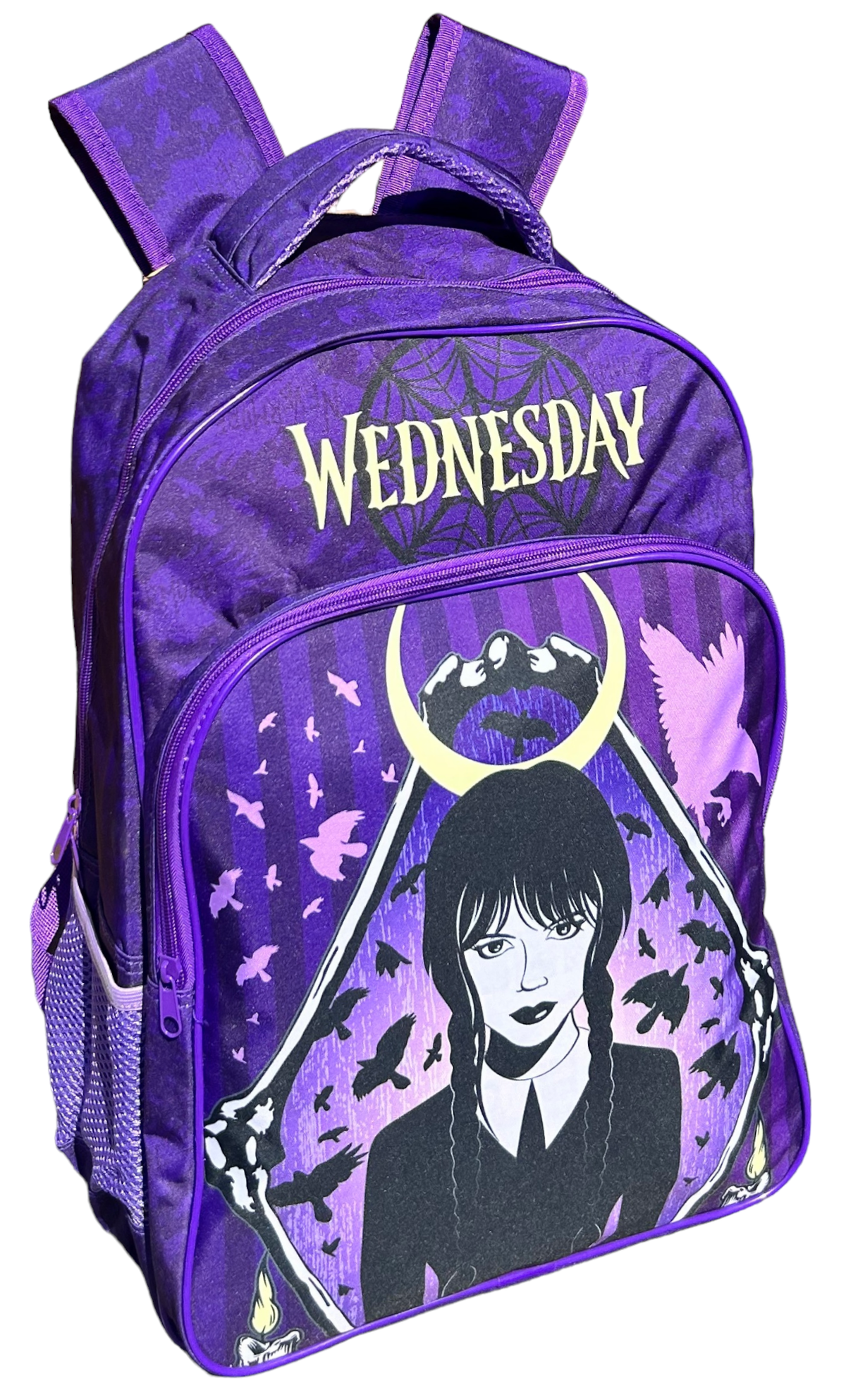 Zaino Scuola Mercoledì Addams Wednesday Modello Teen Borsa Scuola Secondaria O per Tempo Libero  - 503644
