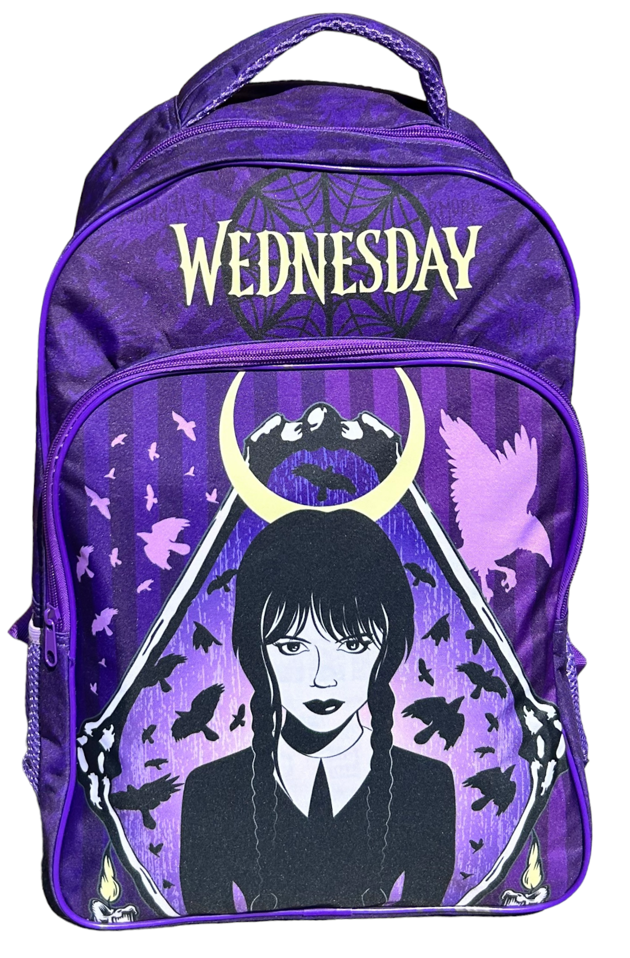 Zaino Scuola Mercoledì Addams Wednesday Modello Teen Borsa Scuola Secondaria O per Tempo Libero  - 503644