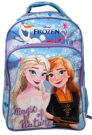 Zaino Scuola Frozen Ii DISNEY Modello Teen Borsa Scuola Secondaria O per Tempo Libero  - 162922237