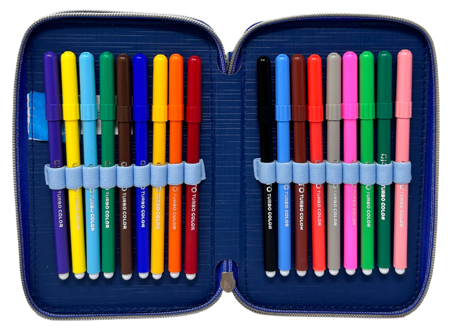Astuccio Scuola 3d Paperino Donald DISNEY Multiscomparto 3 Zip Portacolori Pennarelli Giotto - Dd0972