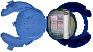 Set Cancelleria Stitch e Angel DISNEY 12 Pezzi Disegni Colori Stickers Timbri - St00028