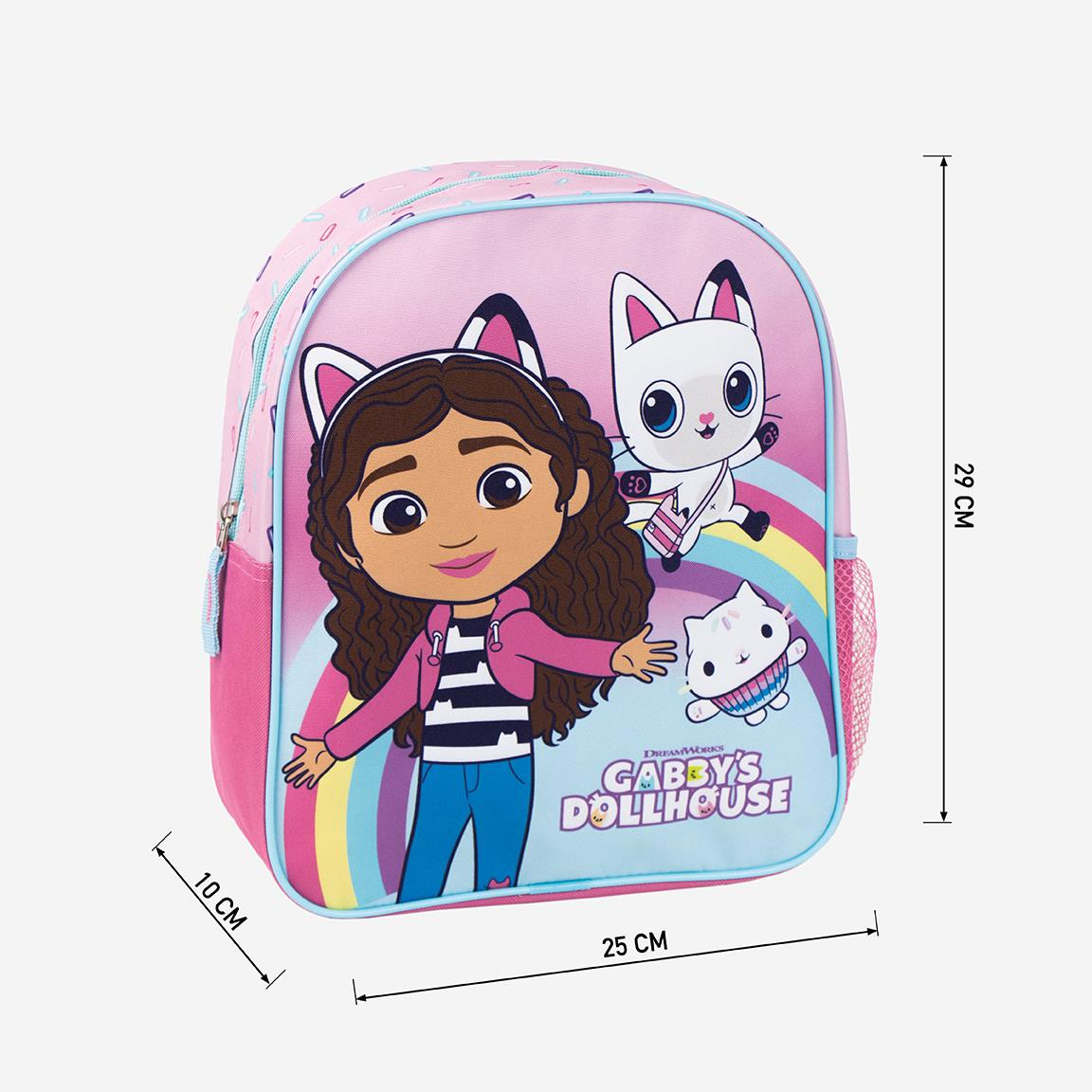 Zaino Asilo Gabby's Dollhouse Borsa 29 CM per Scuola Materna O da Passeggio- 5340