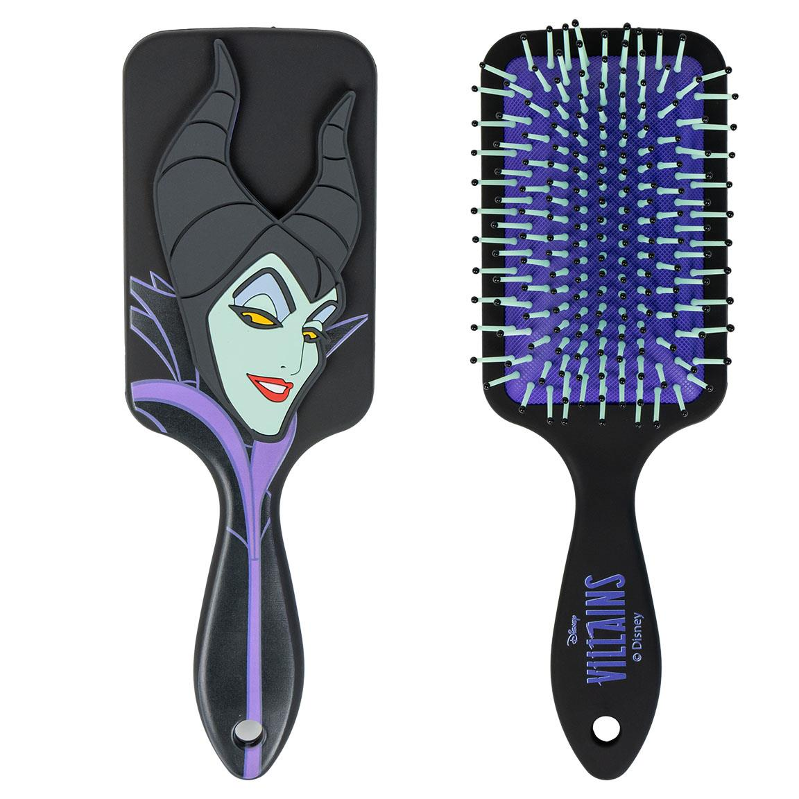 Spazzola Piatta Districante per Capelli Maleficent DISNEY 22 CM con Personaggio 3d- 2894