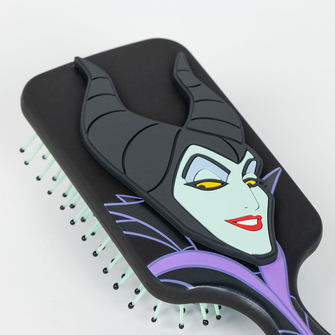 Spazzola Piatta Districante per Capelli Maleficent DISNEY 22 CM con Personaggio 3d- 2894