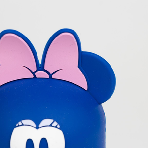 Tombolino in Silicone Minnie DISNEY Astuccio Estensibile Portacolori 19 CM con Personaggio 3d - 1214
