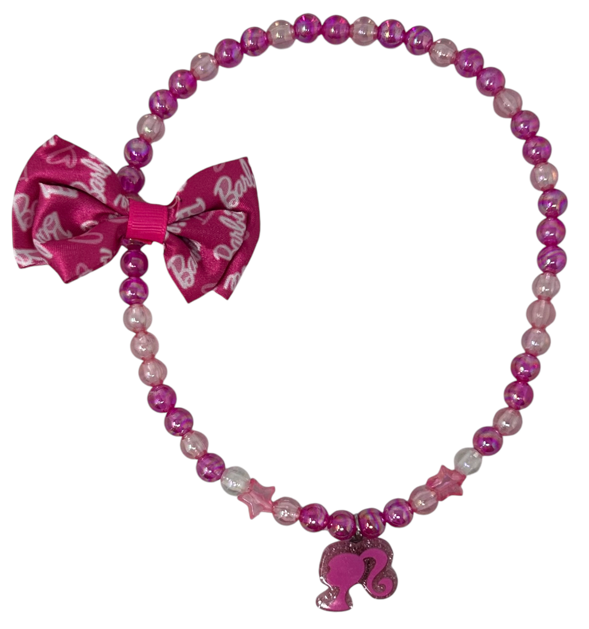 Set Accessori Capelli e Collana Barbie 14 Pezzi Elastici Fermaglio - B09132mc