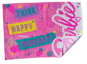 Tovaglietta Barbie Misto Cotone Lavabile Ripiegabile da Colazione Pranzo CM 45 X 32 - B09111mc