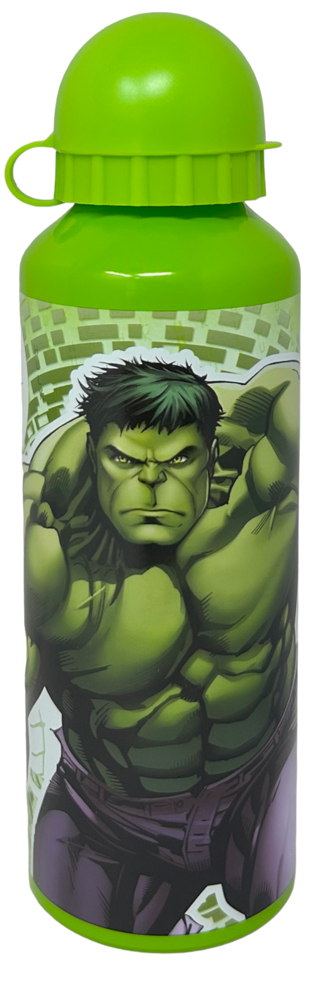 Borraccia in Alluminio Hulk Avengers MARVEL con Beccuccio e Coperchio 500 Ml - M09092mc/v