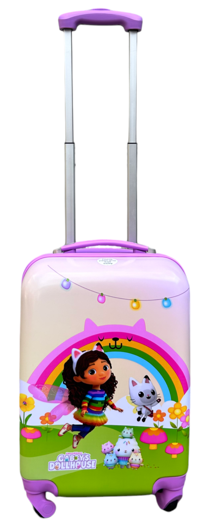 Trolley da Viaggio Gabby's Dollhouse Valigia in ABS Manico Allungabile - O06032mc