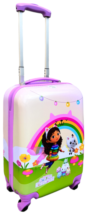 Trolley da Viaggio Gabby's Dollhouse Valigia in ABS Manico Allungabile - O06032mc
