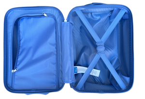 Trolley da Viaggio Stitch DISNEY Mini Valigia 2 Ruote in ABS Manico Allungabile - D09294mc