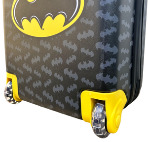 Trolley da Viaggio Batman Mini Valigia 2 Ruote in ABS Manico Allungabile - L09298mc