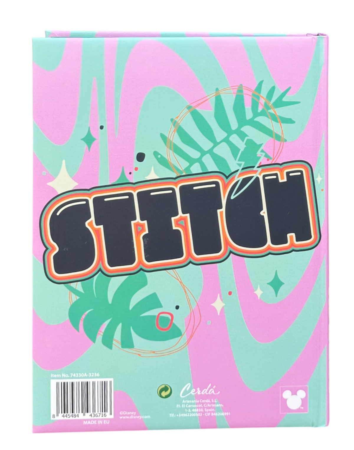 Diario Stitch DISNEY Agenda 10 Mesi Non Datato Scuola Elementare Media - 74330a3236