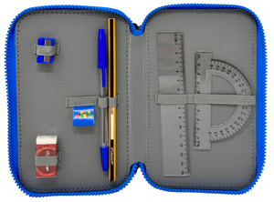 Astuccio 3 Zip Scuola Super Mario Multiscomparto Portacolori Giotto - 41210