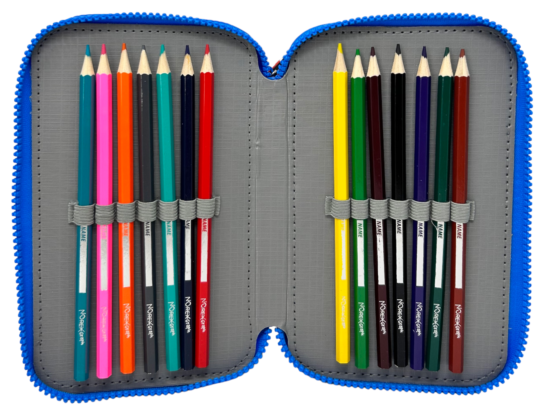 Astuccio 3 Zip Scuola Super Mario Multiscomparto Portacolori Giotto - 41210
