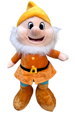 Peluche 7 Nani DISNEY Gongolo Brontolo Mammolo Pisolo Dotto Eolo Cucciolo Pupazzo Cm. 28