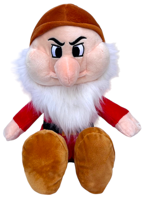 Peluche Nano Brontolo DISNEY Pupazzo Biancaneve e i 7 Nani 28 CM