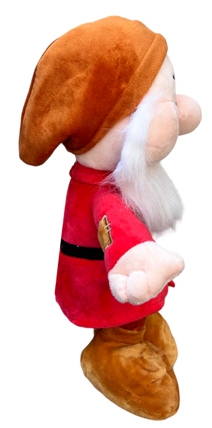Peluche Nano Brontolo DISNEY Pupazzo Biancaneve e i 7 Nani 28 CM