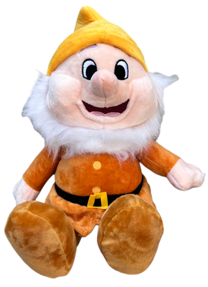 Peluche Nano Gongolo DISNEY Pupazzo Biancaneve e i 7 Nani 28 CM