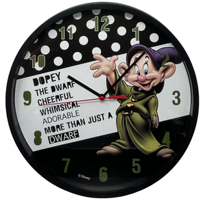 Orologio da Parete Cucciolo DISNEY Biancaneve e i 7 Nani Diametro Cm. 25