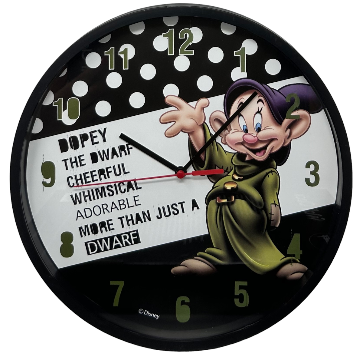 Orologio da Parete Cucciolo DISNEY Biancaneve e i 7 Nani Diametro Cm. 25