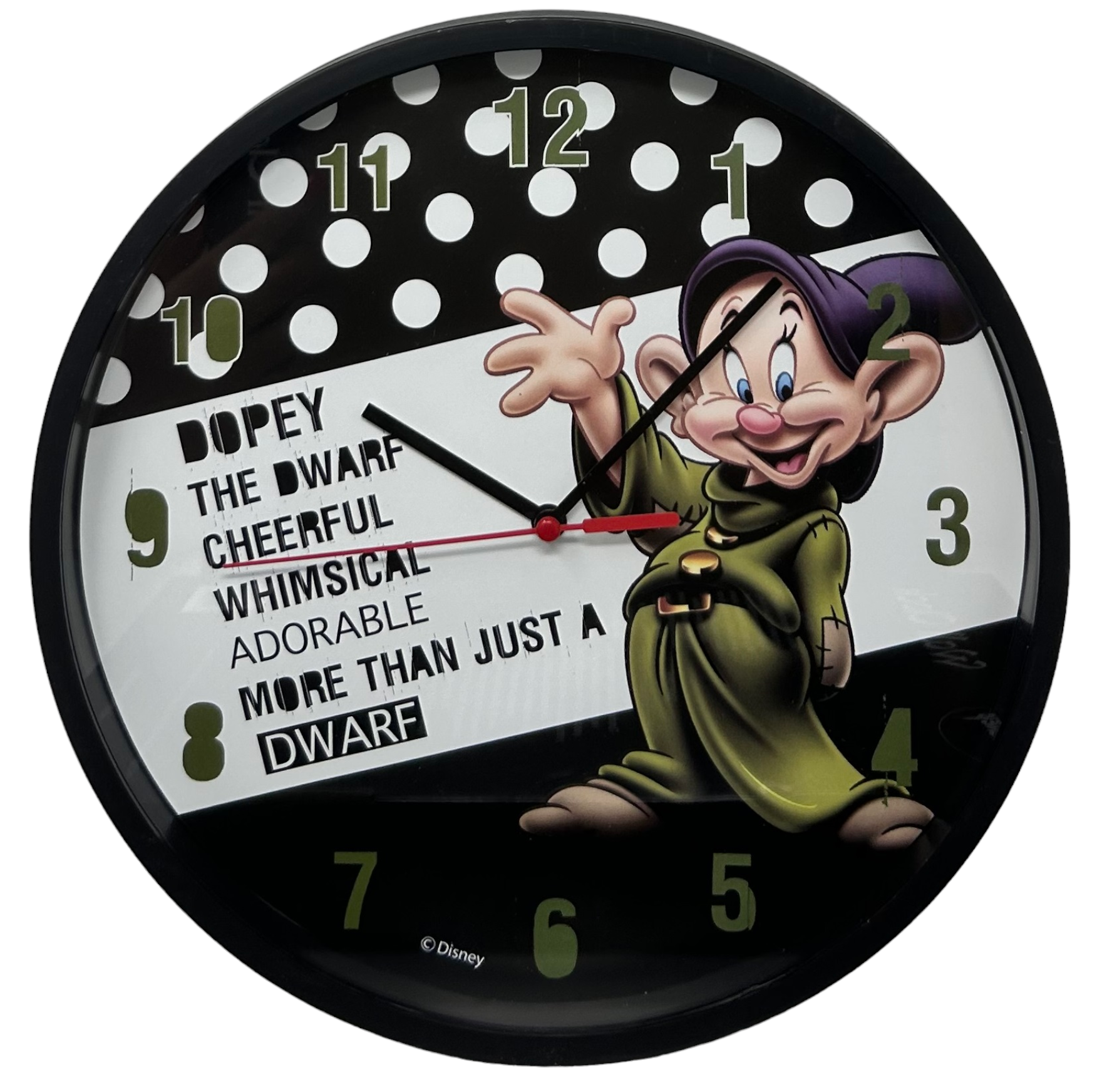 Orologio da Parete Cucciolo DISNEY Biancaneve e i 7 Nani Diametro Cm. 25