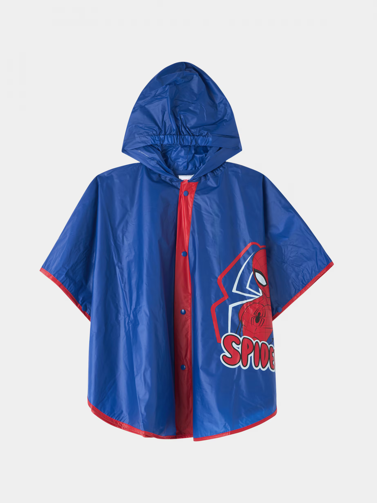 Mantellina Pioggia Spiderman Maevel Impermeabile in PVC per Bambini Taglia Unica - M06510